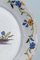 18th Century Grapes & Blue Flowers Faience Plate from Nevers 3
