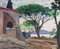 French School, Mediterranean Coastal Landscape, Oil on Board, 1950s, Framed, Image 2