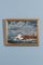 French School, Seascape with Houses, 1950s, Oil on Panel, Framed, Image 1