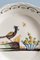 Assiette Oiseau avec Moustique du 18ème Siècle en Faïence de Nevers 2