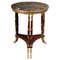 20th Century Empire Salon Side Table in Beechwood & Marble, Image 1