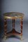 20th Century Empire Salon Side Table in Beechwood & Marble, Image 10