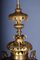French Fire Bronze & Brass Lantern Hanging Light 12