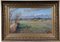 Artista impressionista, Paesaggio autunnale, XX secolo, Olio su tela, Incorniciato, Immagine 1