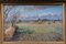 Artista impresionista, paisaje otoñal, siglo XX, óleo sobre lienzo, enmarcado, Imagen 5