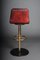 20th Century English Chesterfield Bar Stools in Red Leather, Set of 5, Image 5