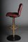 20th Century English Chesterfield Bar Stools in Red Leather, Set of 5 6