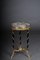 20th Century Empire Round Side Table in Marble in Style of Adam Weisweiler 4