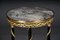 20th Century Empire Round Side Table in Marble in Style of Adam Weisweiler 8
