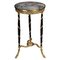 20th Century Empire Round Side Table in Marble in Style of Adam Weisweiler, Image 1