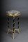 20th Century Empire Round Side Table in Marble in Style of Adam Weisweiler, Image 2