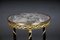 20th Century Empire Round Side Table in Marble in Style of Adam Weisweiler 12