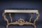 Vintage Rococo Mirror Console Table in Beech 16