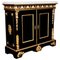 20th Century Louis XIV Black Piano Veneer Cabinet, Image 1