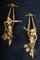 20th Century French Sconces in Gilt Bronze, Set of 2 3