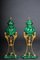 Table Vases in Malachite & Brass, Set of 2, Image 2