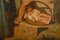 Italienischer Künstler, neapolitanische Frau mit Kind, 19. Jh., Leinwandbild 4