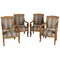 19th Century French Armchairs, 1820s, Set of 4 1