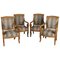 19th Century French Armchairs, 1820s, Set of 4, Image 1