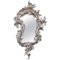 Miroir Mural Style Rococo en Argent Doré, 20ème Siècle 1