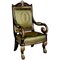 20th Century Empire Style Napoleonic Swan Armchair 1