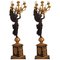 20th Century Princely Candleholder Floor Lights in style of Pierre Philippe Thomire, 1980s, Set of 2, Image 2