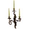 Louis XV Wandlampe aus Bronze, 19. Jh 1