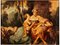 Josef Mariano Kitschker, escena barroca, siglo XIX, óleo sobre lienzo, enmarcado, Imagen 1