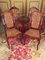 19th Century Biedermeier Dining Chairs in Mahogany, 1880s, Set of 4 2
