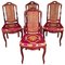 19th Century Biedermeier Dining Chairs in Mahogany, 1880s, Set of 4, Image 1