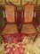 19th Century Biedermeier Dining Chairs in Mahogany, 1880s, Set of 4 4