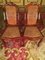 19th Century Biedermeier Dining Chairs in Mahogany, 1880s, Set of 4, Image 4