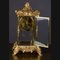 Reloj de chimenea Napoleón III dorado, década de 1890, Imagen 9