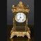 19th Century Napoleon III Fire-Gilt Fireplace Clock, 1890s 5