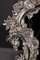 20th Century Rococo Style Silver-Gilded Wall Mirror, Image 3