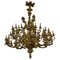 Large 60-Light Gilt Chandelier, Paris 1