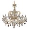 Vintage Chandelier in Crystal & Brass 1