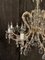 Vintage Chandelier in Crystal & Brass 3