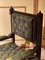 Historicism Manorial Green Armchair in Oak 10