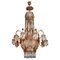 Lampadario vintage in bronzo in stile classicista, Immagine 1