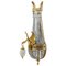 Bronze Gilt Swan Basket Wall Light in Empire Style, Image 1