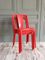Industrial Red & White Dining Set by Xavier Pauchard for Tolix, 1950s, Image 6