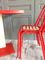 Industrial Red & White Dining Set by Xavier Pauchard for Tolix, 1950s 3