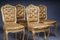French Salon Chairs from Bellevue Palace, Berlin, 1890s, Set of 4 8