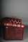 Chesterfield Club Chair in Bordeaux Red Leather, England, Image 9