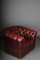 Chesterfield Club Chair in Bordeaux Red Leather, England 6