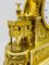 Reloj de péndulo o chimenea Royal Empire dorado, París, 1805-1815, Imagen 8