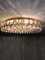 Vintage Ceiling Lamp in Brass T Crystal, 1990s 10