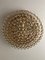 Vintage Ceiling Lamp in Brass T Crystal, 1990s, Image 3