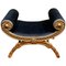 French Empire Gondola Stool 1